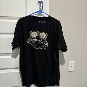 Billabong Black Tee with Graphic Design